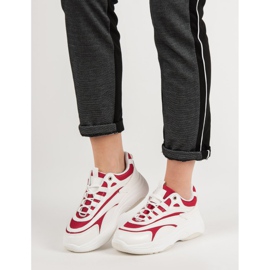 Zapatillas blancas y rojas blanco rojo 2