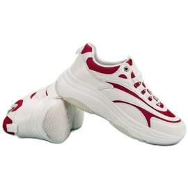Zapatillas blancas y rojas blanco rojo 1