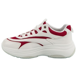 Zapatillas blancas y rojas blanco rojo 5