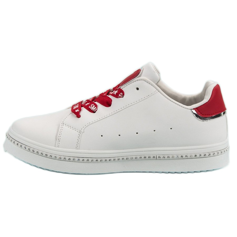 Calzado deportivo con cordones blanco 1