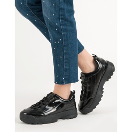Zapatillas de charol negras negro 5