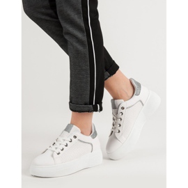 Zapatos deportivos con purpurina blanco 2 Zapatos deportivos con purpurina blanco 2