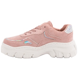 Zapatillas rosas de moda rosado 5