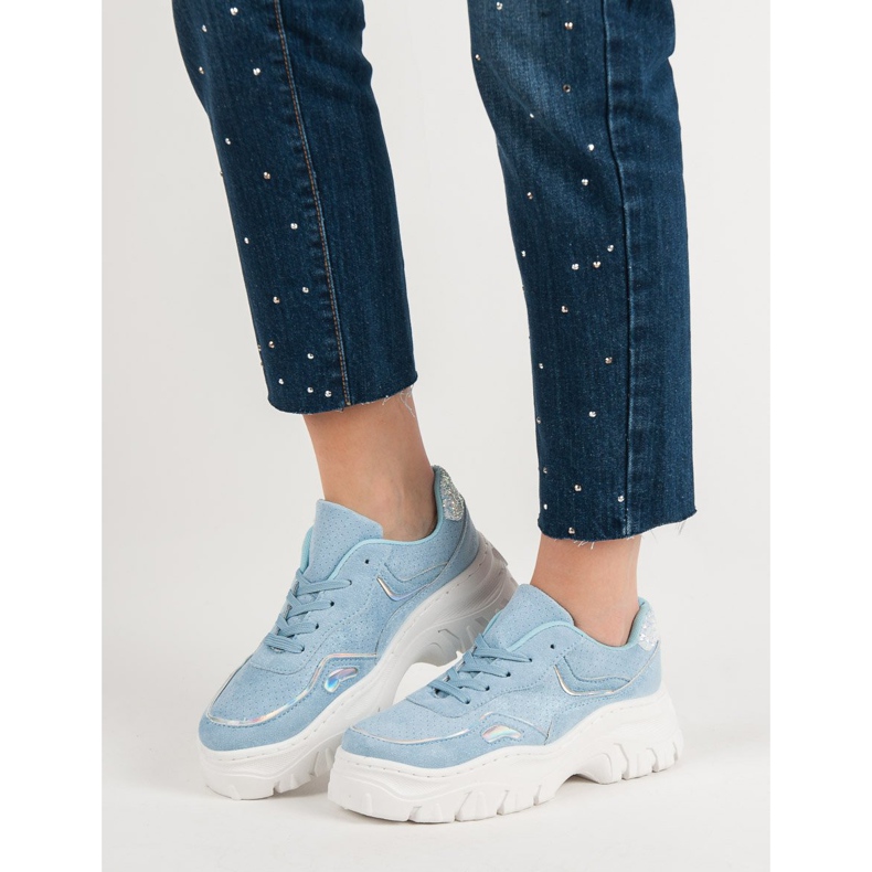 Zapatillas de deporte azules de moda 2 Zapatillas de deporte azules de moda 2