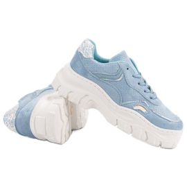 Zapatillas de deporte azules de moda 1 Zapatillas de deporte azules de moda 1