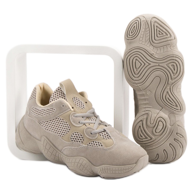Renda Zapatillas beige 1
