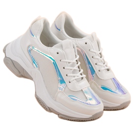 Renda Zapatillas de moda blanco 5