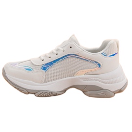 Renda Zapatillas de moda blanco 6