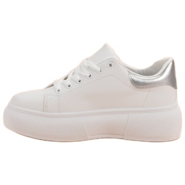 Renda Zapatos blancos en la plataforma 5