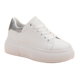 Renda Zapatos blancos en la plataforma 4