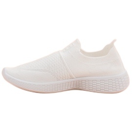 Weide Calzado textil de moda blanco 4