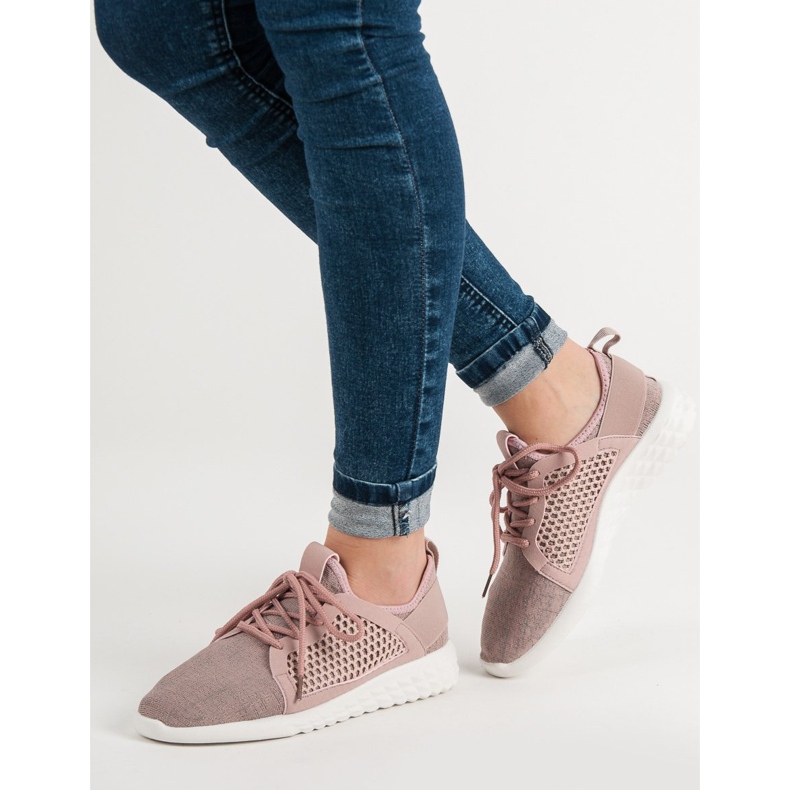 Calzado textil de moda púrpura 1