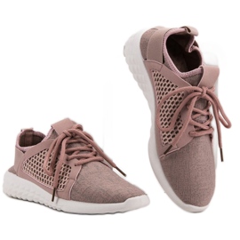 Calzado textil de moda púrpura 2