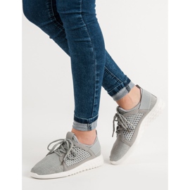 Calzado textil de moda gris 2