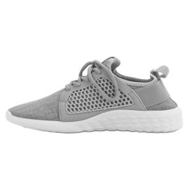 Calzado textil de moda gris 4
