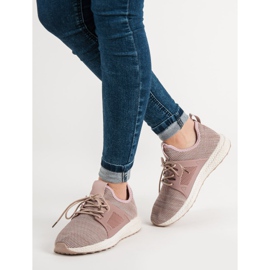 Calzado deportivo sin cordones violeta 6