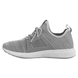 Calzado deportivo sin cordones gris 2