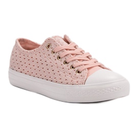 Zapatillas rosadas de textil rosado 6