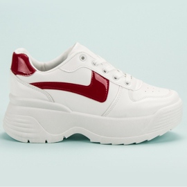Kylie Zapatillas en la plataforma blanco 3