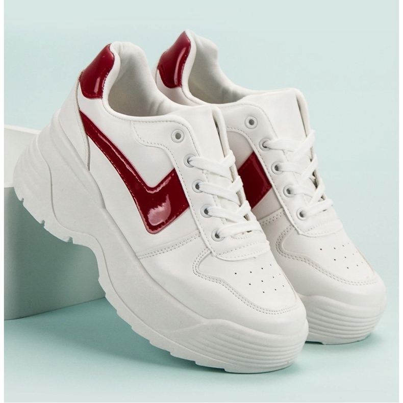 Kylie Zapatillas en la plataforma blanco 2