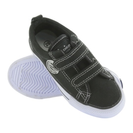 American Club Zapatillas de cepillo para niños estadounidenses velcro negro 3