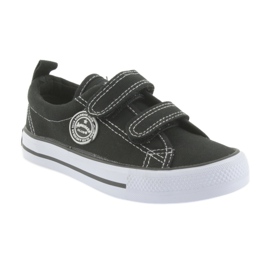American Club Zapatillas de cepillo para niños estadounidenses velcro negro 1