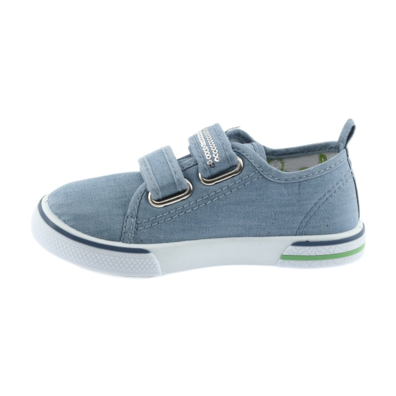 Blue jeans love Atletico sneakers, inserto de piel azul 2