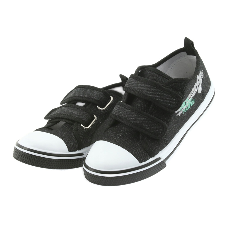 Zapatillas negras Motocross Atletico 1809 Velcro negro 3 Zapatillas negras Motocross Atletico 1809 Velcro negro 3