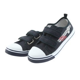 Zapatillas velcro Motocross Atletico 1809 azul marino 3