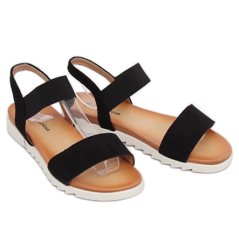 Sandalias de mujer negras 9001 Black negro 2