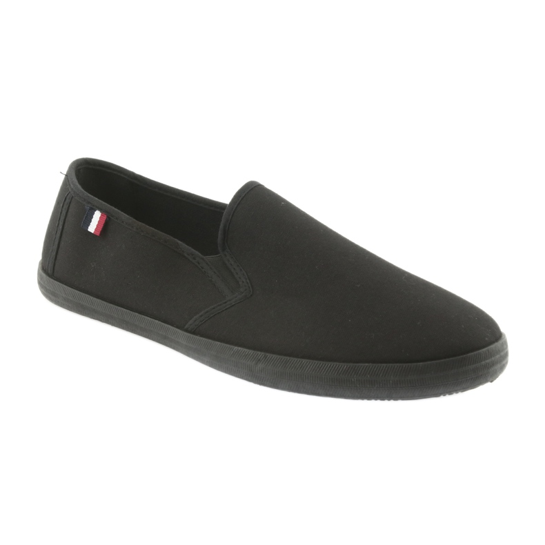 Zapatillas sin cordones ATLETICO negras negro 1