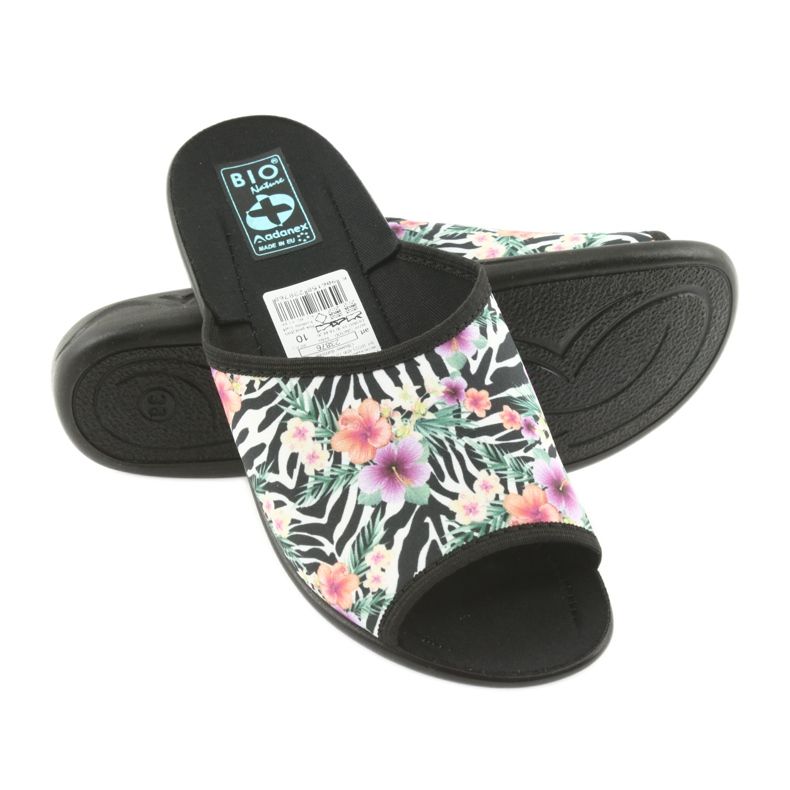 Zapatillas de mujer zebra Adanex 23876 blanco negro multicolor 4 Zapatillas de mujer zebra Adanex 23876 blanco negro multicolor 4