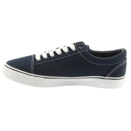 Zapatillas AlaVans atadas azul marino DK blanco 2