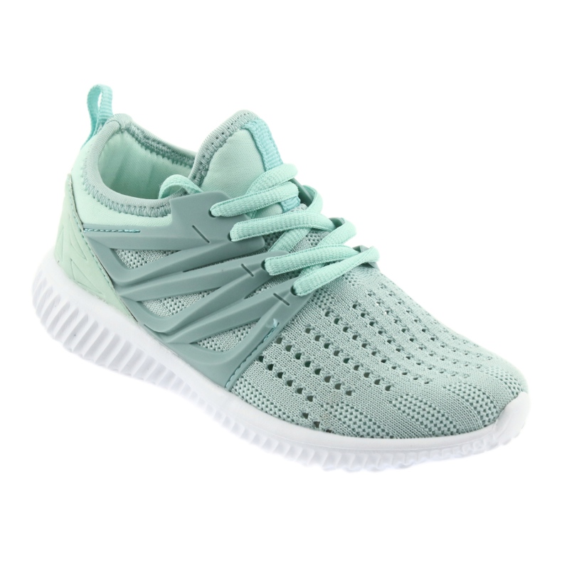 Plantilla de piel Bartek 58114 Calzado deportivo Mint blanco verde 1