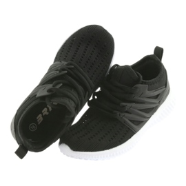 Plantilla de piel Bartek 58114 Calzado deportivo negro blanco 4