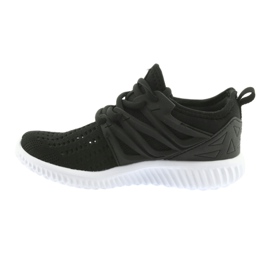 Plantilla de piel Bartek 58114 Calzado deportivo negro blanco 2