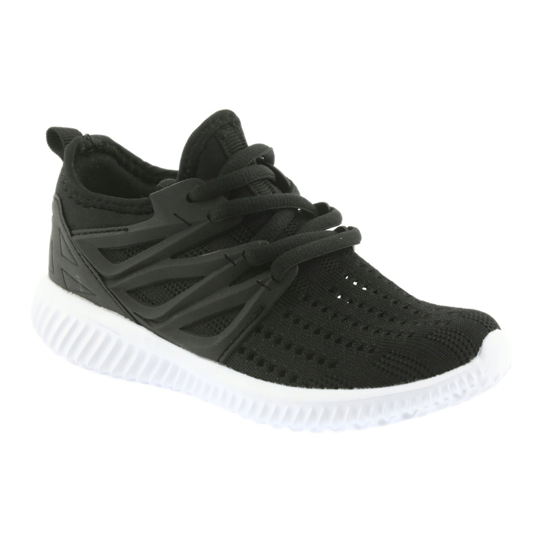 Plantilla de piel Bartek 58114 Calzado deportivo negro blanco 1