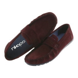 Nikopol Mocasines de cuero para hombres1688 rojo 4 Nikopol Mocasines de cuero para hombres1688 rojo 4
