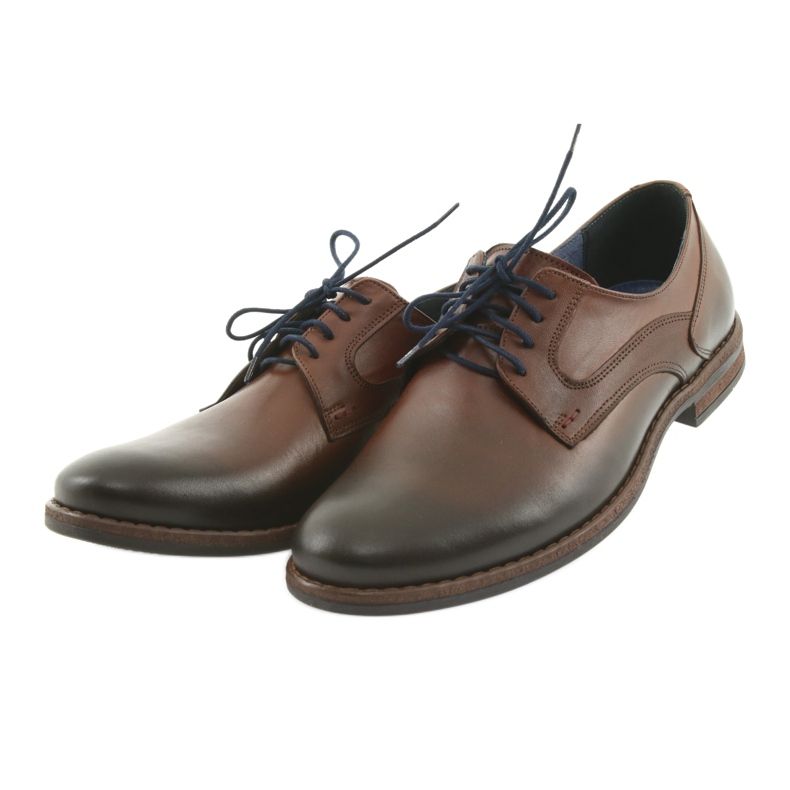 Zapatos de hombre marrones Nikopol 1712 marrón 3