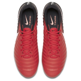 Nike Tiempo Ligera Iv Fg M 897744-616 botas de fútbol rojo 1
