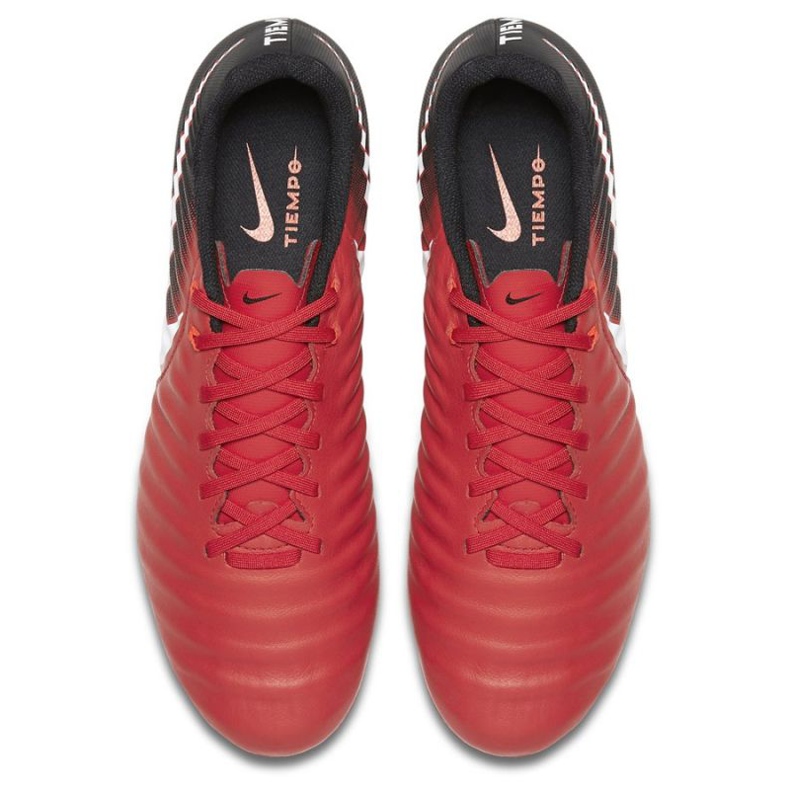 Nike Tiempo Ligera Iv Fg M 897744-616 botas de fútbol rojo 1