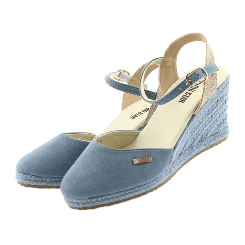 Sandalias alpargatas Big Star 274193 Azul 3