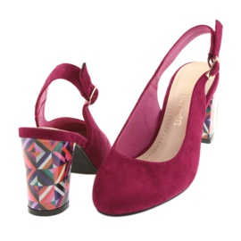 Sandalias en el poste de Sergio Leone 788 rosa 4