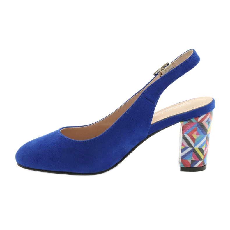 Sandalias en el poste Sergio Leone 788 indigo mic azul 2