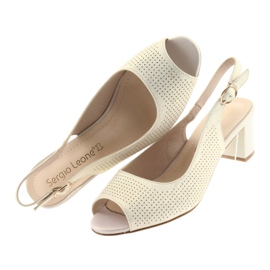 Sandalias en el poste de Sergio Leone 794 oro dorado 5