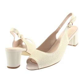 Sandalias en el poste de Sergio Leone 794 oro dorado 4