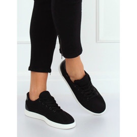 Zapatillas negras de mujer negras 7062-Y Black negro 2