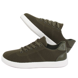 Zapatillas de mujer verde 7062-Y DK.GREEN 1