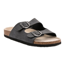 Pantuflas cómodas para mujer negro 5