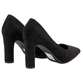 Seastar Zapatos de tacón de gamuza clásicos negro 3